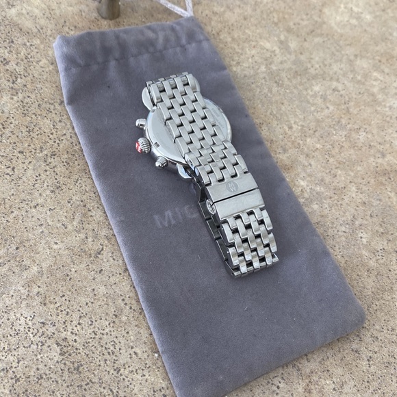 MICHELE CSX Chronograph Diamond Bezel Ladies Watch - MW03M01A1025 - Picture 11 of 16